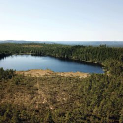 Bossen en meren Värmland Zweden