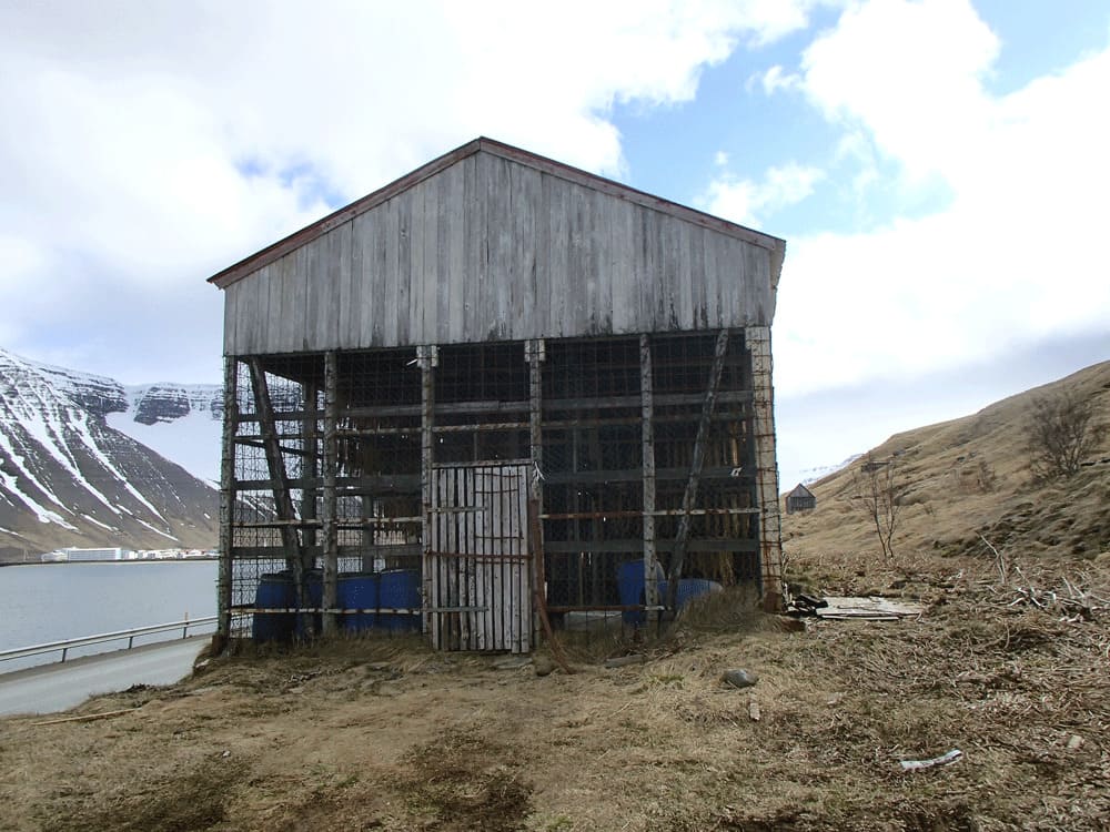 Visdrogerijen in de IJslandse Westfjorden