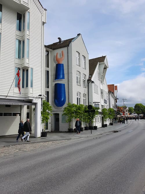 Wandelen door het Noorse Stavanger