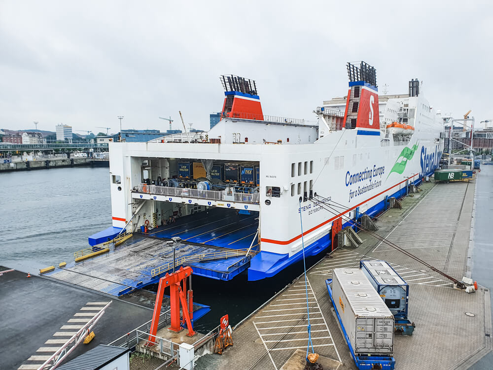 met de boot naar Zweden met de Stena Line