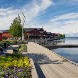 waterfront Lulea in Zweden