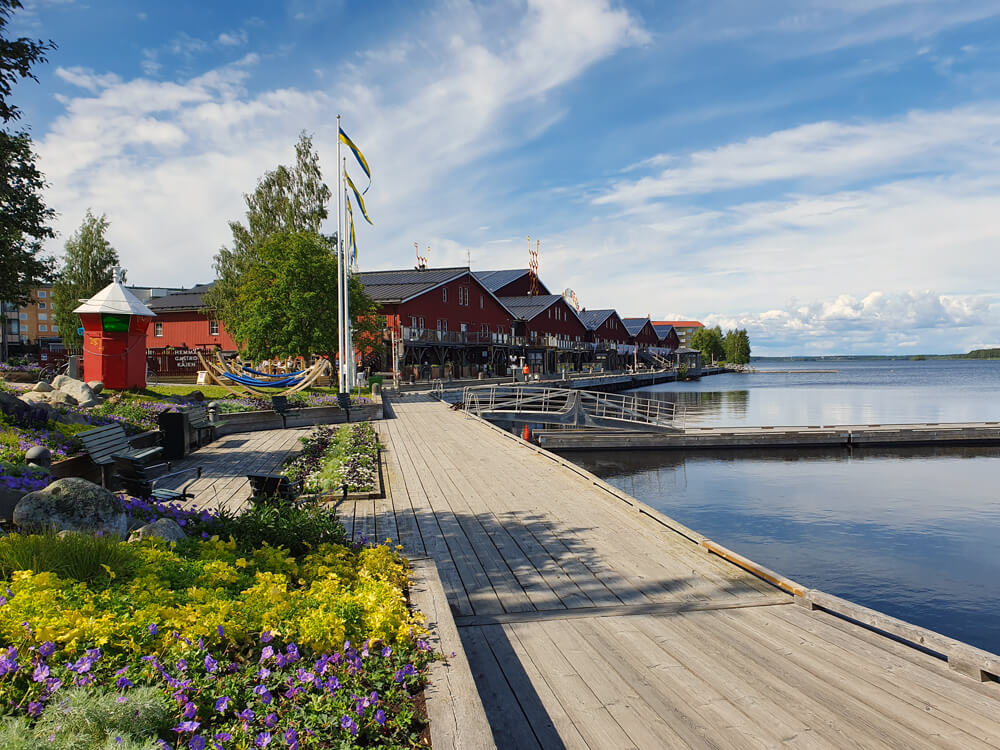 waterfront Lulea in Zweden