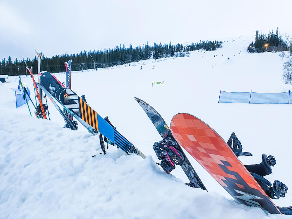 Skigebied Fjätervalen Zweden