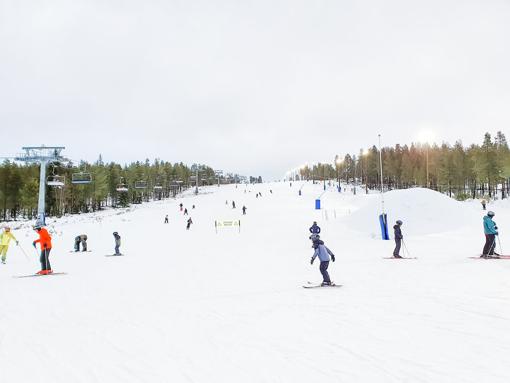 Wintersport in Zweden