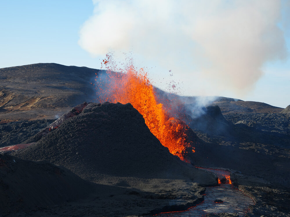Vulkanen op IJsland