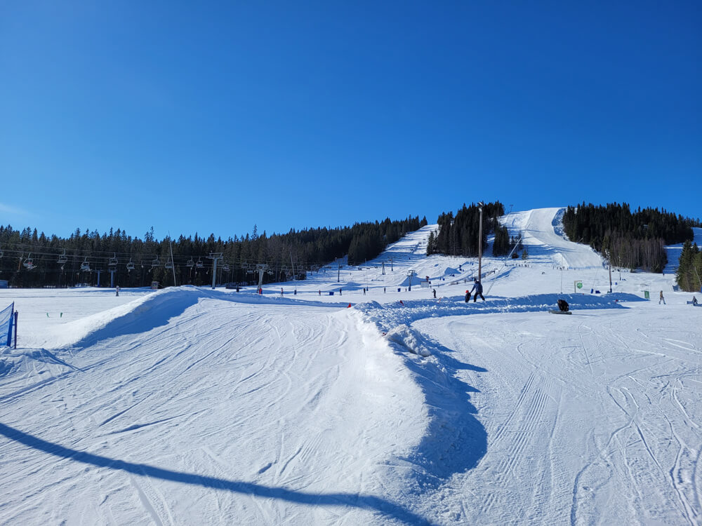 skiën en snowboarden pistes Safsen Zweden