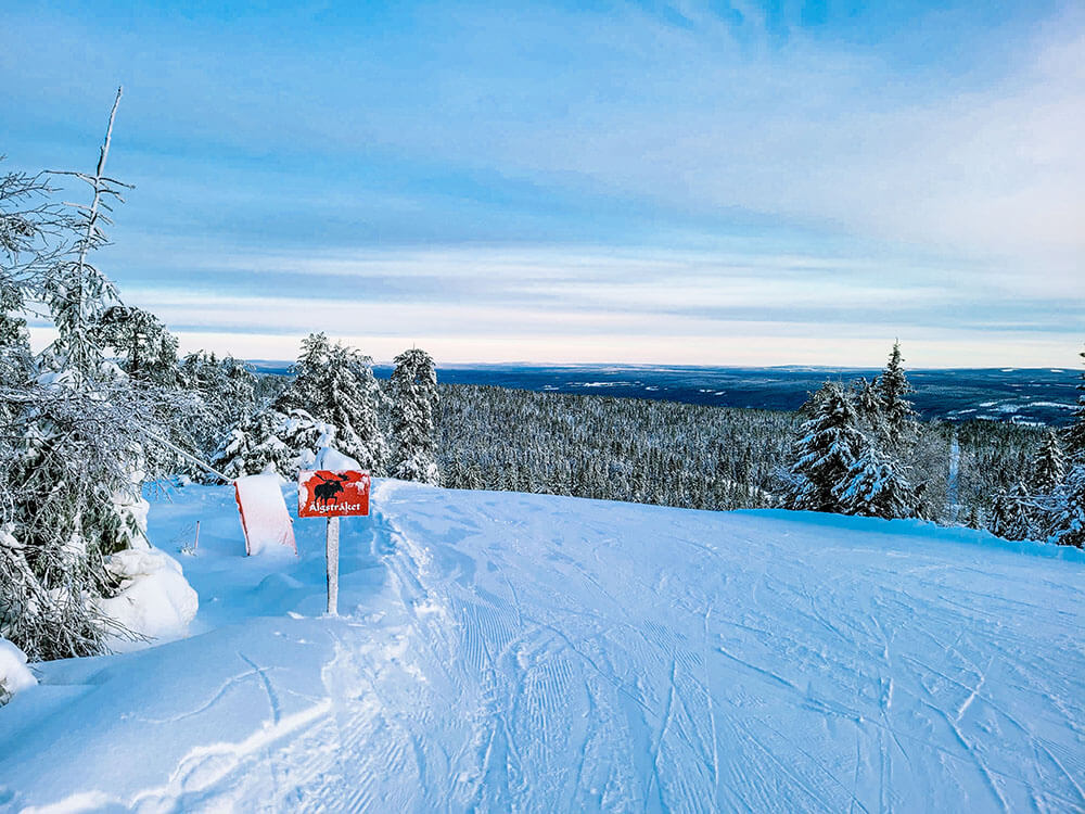 Skigebied Hovfjället Dalarna Zweden