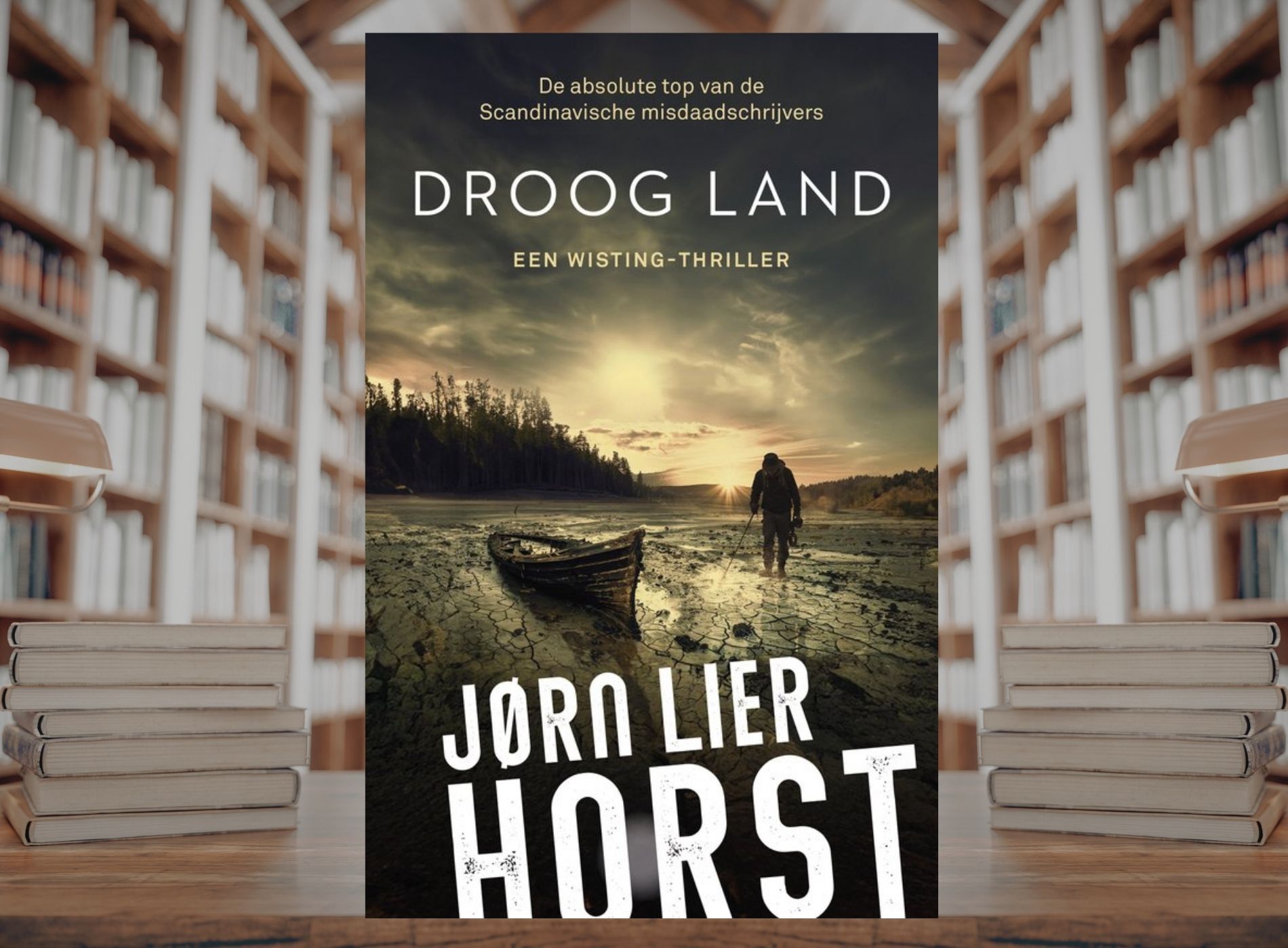 Noorse thriller Droogland van de auteur Jorn Lier Horst